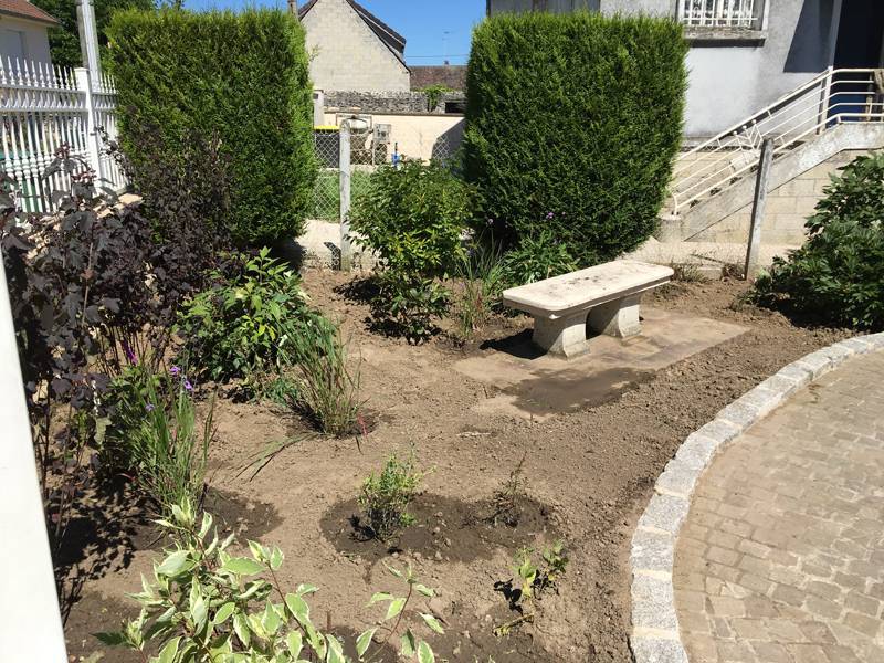 création de jardin à Cuignières 